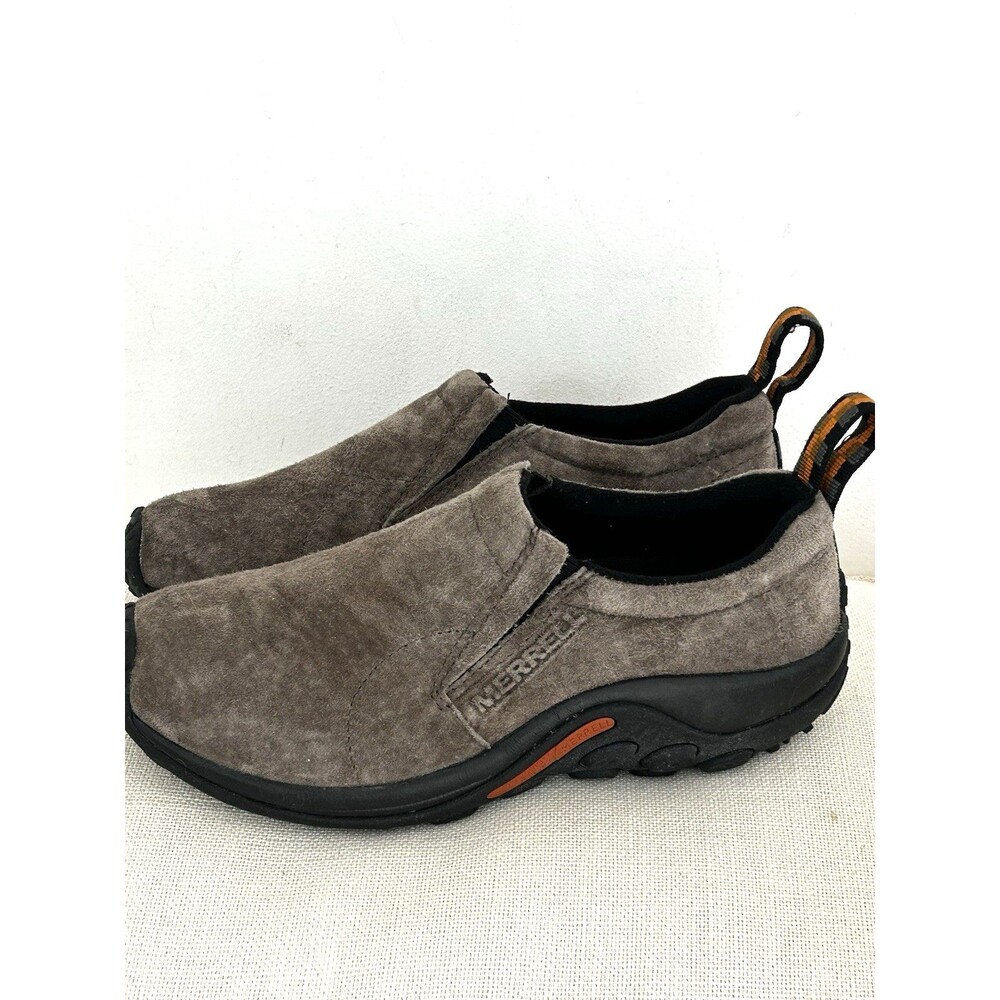 Men's Merrell Jungle Moc Suede Leather Slip On Shoes Size 8 US 41.5 EU Hike
